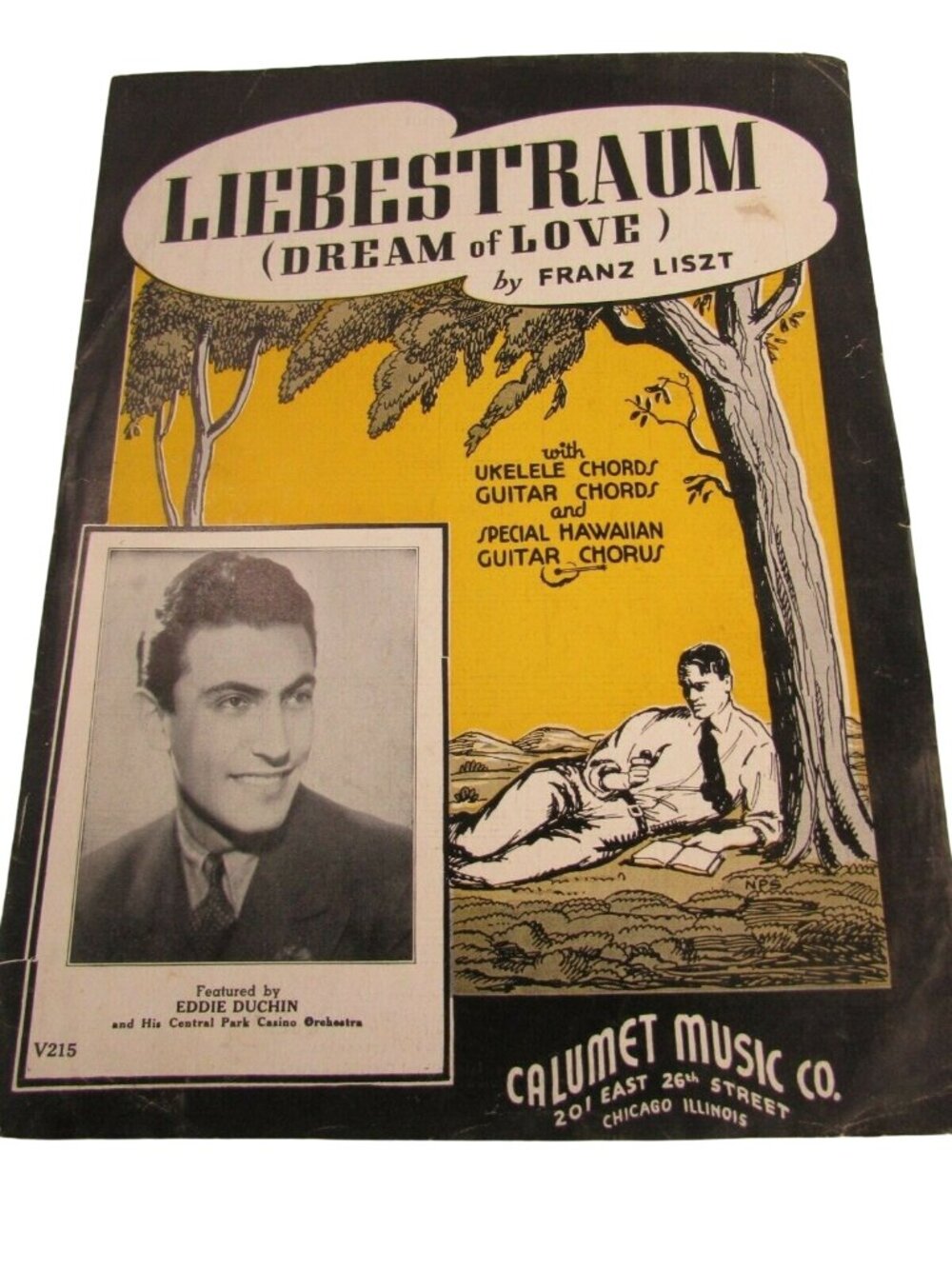 Vintage Liebestraum Dream of Love Franz Liszt Guitar Ukelele Sheet Music 31105